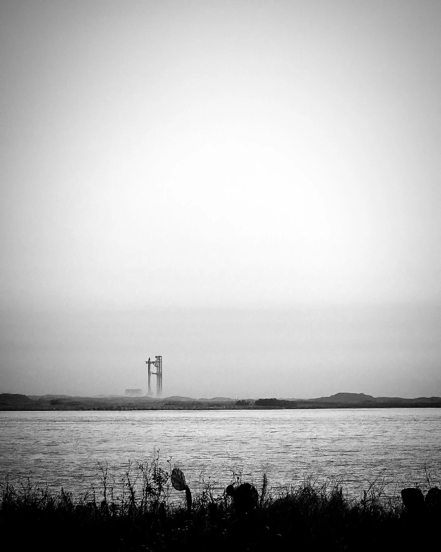 Starship on the pad